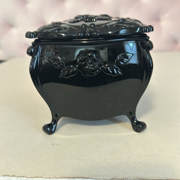 Anna Sui Beauty Box A Mirrored Trinket Chest Black NIB - Picture 7 of 10
